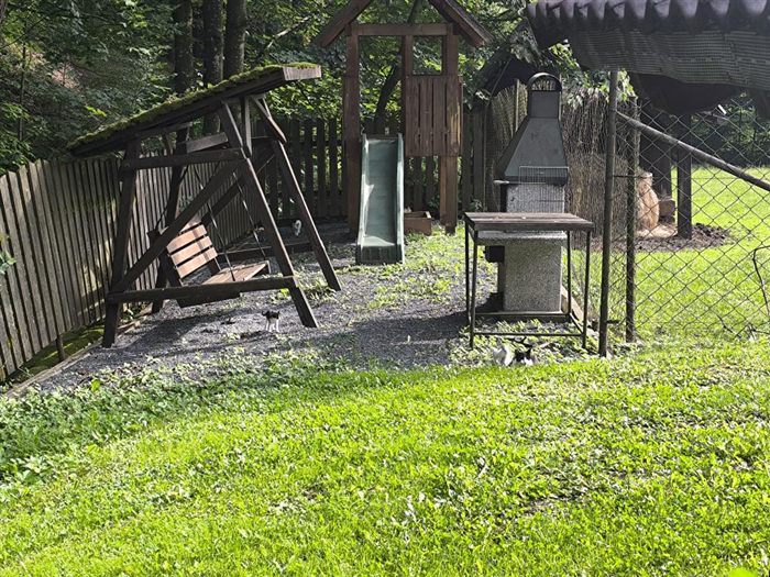 Zahrada s dětským koutkem